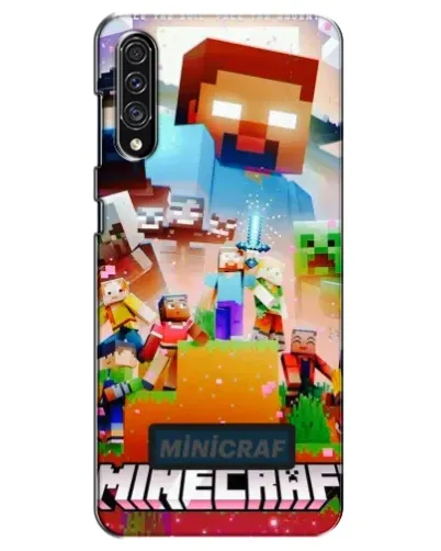 Чехол для Samsung Galaxy A30s (A307) с картинкой «Minecraft герои игры»