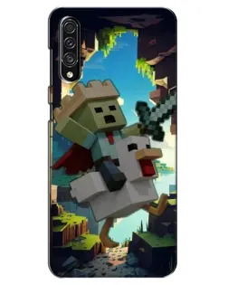 Чехол для Samsung Galaxy A30s (A307) с картинкой «Стив и гусь»
