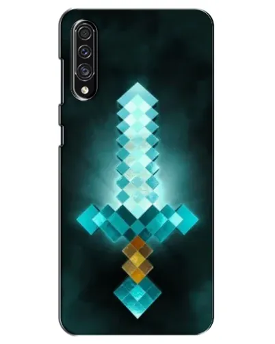 Чехол для Samsung Galaxy A30s (A307) с картинкой «Алмазный меч неон»