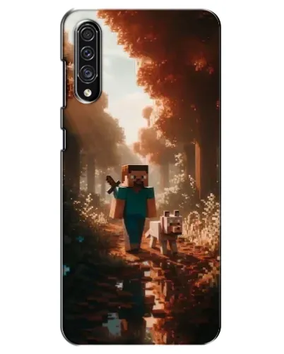 Чехол для Samsung Galaxy A30s (A307) с картинкой «Стив в лесу»