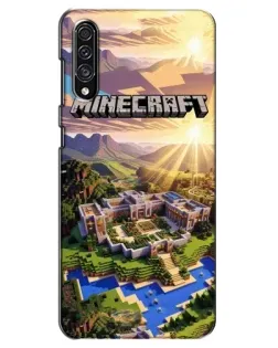 Чехол для Samsung Galaxy A30s (A307) с картинкой «Minecraft панорама»