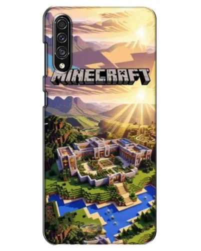 Чехол для Samsung Galaxy A30s (A307) с картинкой «Minecraft панорама»