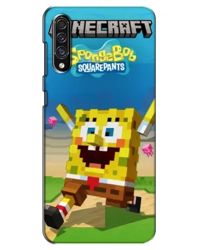 Чехол для Samsung Galaxy A30s (A307) с картинкой «Губка Боб Minecraft» Чехол для Samsung Galaxy A30s (A307) с картинкой «Губка Боб Minecraft»