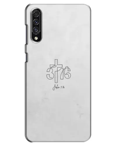 Чехол для Samsung Galaxy A30s (A307) с картинкой «Иоанна 3:16 Крест»