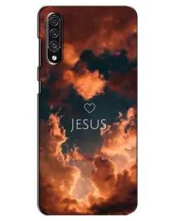 Чехол для Samsung Galaxy A30s (A307) с картинкой «Сияние Имени Jesus»