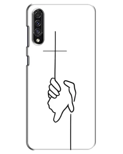Чехол для Samsung Galaxy A30s (A307) с картинкой «Рука держит»