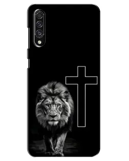 Чехол для Samsung Galaxy A30s (A307) с картинкой «Лев и Крест»