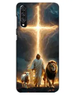Чехол для Samsung Galaxy A30s (A307) с картинкой «Лев Иуды и Свет»