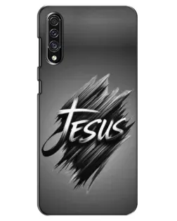 Чехол для Samsung Galaxy A30s (A307) с картинкой «Надпись Jesus Graffiti»