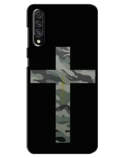 Чехол для Samsung Galaxy A30s (A307) с картинкой «Милитари Крест»