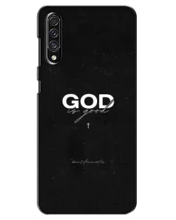Чехол для Samsung Galaxy A30s (A307) с картинкой «GOD — Бог над всем»