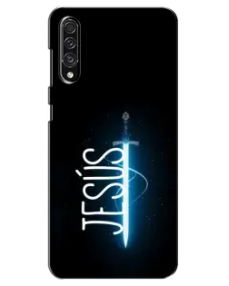 Чехол для Samsung Galaxy A30s (A307) с картинкой «Меч Духа Jesus»