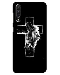 Чехол для Samsung Galaxy A30s (A307) с картинкой «Сияющий крест Jesus»