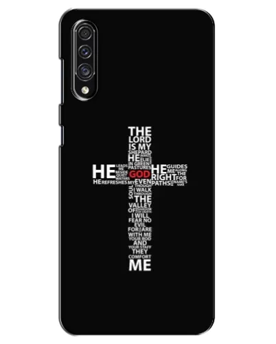 Чехол для Samsung Galaxy A30s (A307) с картинкой «Текстовый крест» Чехол для Samsung Galaxy A30s (A307) с картинкой «Текстовый крест»