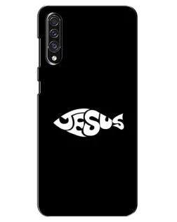 Чехол для Samsung Galaxy A30s (A307) с картинкой «Рыба Jesus»