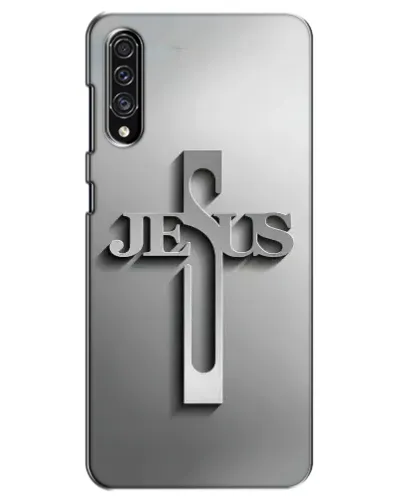 Чехол для Samsung Galaxy A30s (A307) с картинкой «Металлический крест Jesus» Чехол для Samsung Galaxy A30s (A307) с картинкой «Металлический крест Jesus»