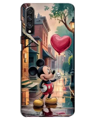 Чехол для Samsung Galaxy A30s (A307) с картинкой «Микки и шарик-сердце»