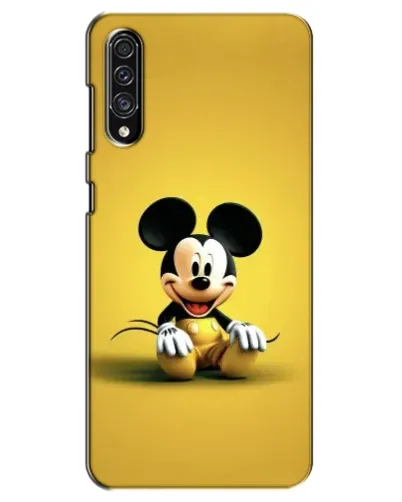 Чехол для Samsung Galaxy A30s (A307) с картинкой «Микки на желтом»