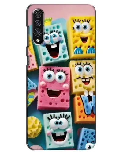 Чехол для Samsung Galaxy A30s (A307) с картинкой «Цветные губки»