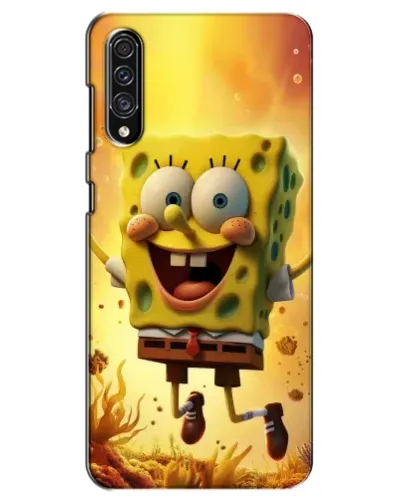 Чехол для Samsung Galaxy A30s (A307) с картинкой «Губка Боб прыгает»