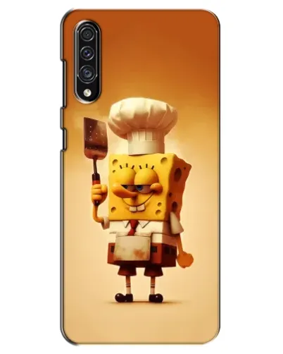 Чехол для Samsung Galaxy A30s (A307) с картинкой «Губка Боб повар»