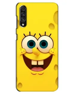 Чехол для Samsung Galaxy A30s (A307) с картинкой «Губка Боб улыбка»
