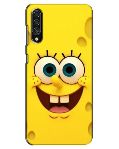 Чехол для Samsung Galaxy A30s (A307) с картинкой «Губка Боб улыбка»