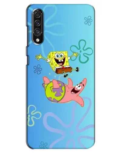 Чехол для Samsung Galaxy A30s (A307) с картинкой «Спанч Боб и Патрик»