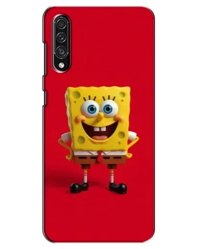 Чехол для Samsung Galaxy A30s (A307) с картинкой «Спанч Боб на красном»
