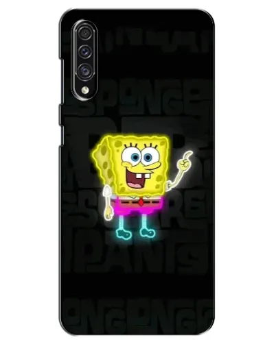 Чехол для Samsung Galaxy A30s (A307) с картинкой «Неоновый Губка Боб»
