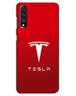 Чехол для Samsung Galaxy A30s (A307) с картинкой «Tesla Red Classic»