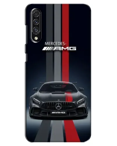 Чехол для Samsung Galaxy A30s (A307) с картинкой «Mercedes — белый карбон»