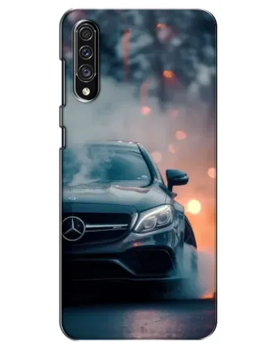 Чехол для Samsung Galaxy A30s (A307) с картинкой «Mercedes — ночной город»