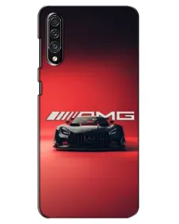 Чехол для Samsung Galaxy A30s (A307) с картинкой «Mercedes AMG — красная линия»