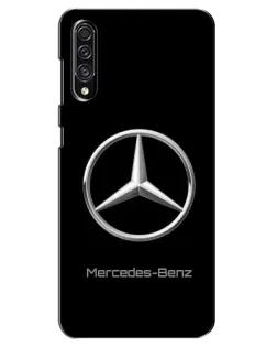 Чехол для Samsung Galaxy A30s (A307) с картинкой «Mercedes Silver Logo»
