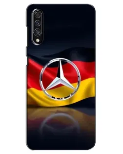 Чехол для Samsung Galaxy A30s (A307) с картинкой «Mercedes — флаг Германии»