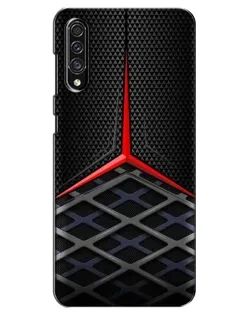 Чехол для Samsung Galaxy A30s (A307) с картинкой «Mercedes Carbon Grid»
