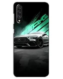 Чехол для Samsung Galaxy A30s (A307) с картинкой «Темный Mercedes AMG»