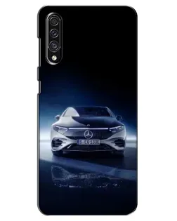 Чехол для Samsung Galaxy A30s (A307) с картинкой «Ночной Mercedes EQ»