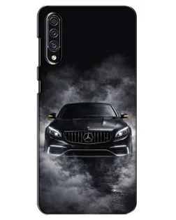 Чехол для Samsung Galaxy A30s (A307) с картинкой «Mercedes в дыму»
