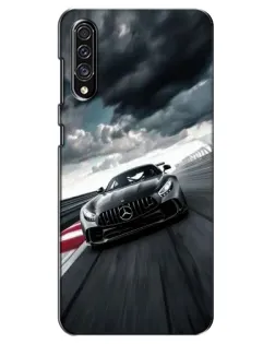 Чехол для Samsung Galaxy A30s (A307) с картинкой «Гоночный Mercedes AMG»