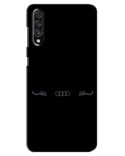 Чехол для Samsung Galaxy A30s (A307) с картинкой «Audi — световой подпись»