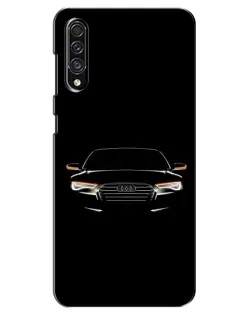 Чехол для Samsung Galaxy A30s (A307) с картинкой «Audi — ночной контур»