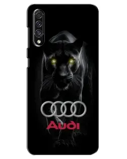 Чехол для Samsung Galaxy A30s (A307) с картинкой «Пантера и Audi»