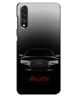 Чехол для Samsung Galaxy A30s (A307) с картинкой «Audi — градиентный контур»
