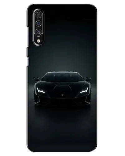 Чехол для Samsung Galaxy A30s (A307) с картинкой «Черный Lamborghini Aventador»