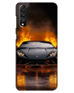 Чехол для Samsung Galaxy A30s (A307) с картинкой «Lamborghini в огне» Чехол для Samsung Galaxy A30s (A307) с картинкой «Lamborghini в огне»