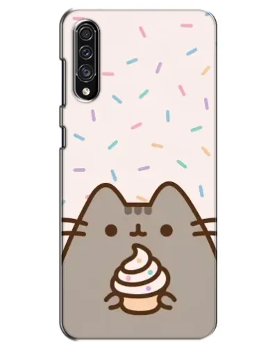 Чехол для Samsung Galaxy A30s (A307) с картинкой «Пушин с кексом»