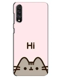 Чехол для Samsung Galaxy A30s (A307) с картинкой «Пушин говорит Hi» Чехол для Samsung Galaxy A30s (A307) с картинкой «Пушин говорит Hi»