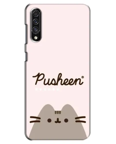 Чехол для Samsung Galaxy A30s (A307) с картинкой «Pusheen логотип»